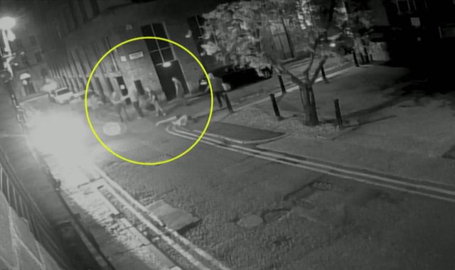 Shocking footage shows teenage girl knocked unconscious in assault on night out
