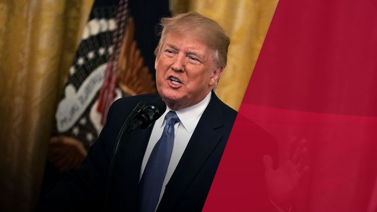 President Trump gives a speech on environmental leadership