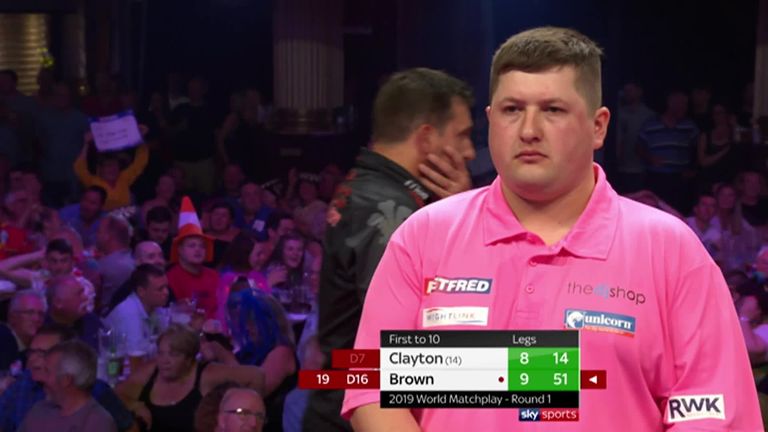 Brown shocks Clayton | Video | Watch TV Show | Sky Sports