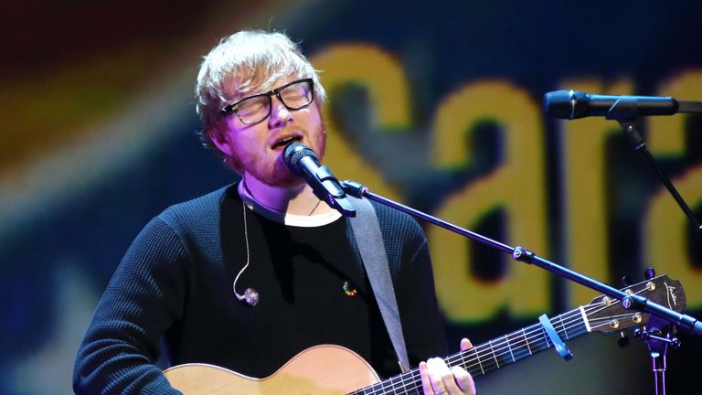Embargoed to 0001 Monday March 25 File photo dated 25/9/2018 of Ed Sheeran who has become a new recruit for the body representing UK songwriters and composers, which has relaunched under a new name.