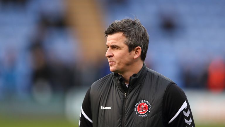 Joey Barton Fleetwood Town Manager Charged With Abh After Post Match Scuffle Uk News Sky News