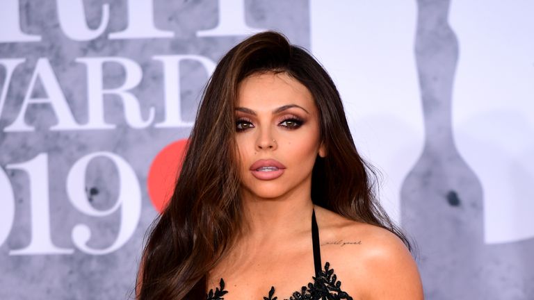 Jesy Nelson attending the Brit Awards 2019 at the O2 Arena, London.