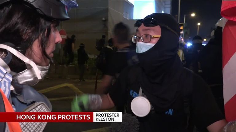 HONG KONG PROTESTER