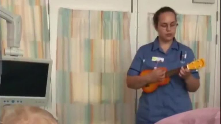 Little Bit Of Brightness Nurse Sings To Cancer Patient UK News