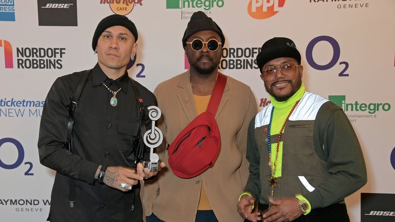 Black Eyed Peas at the Silver Clef Awards