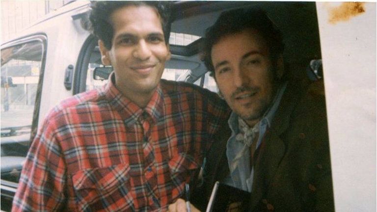 Blinded By The Light: Journalist Sarfraz Manzoor with his inspiration, Bruce Springsteen