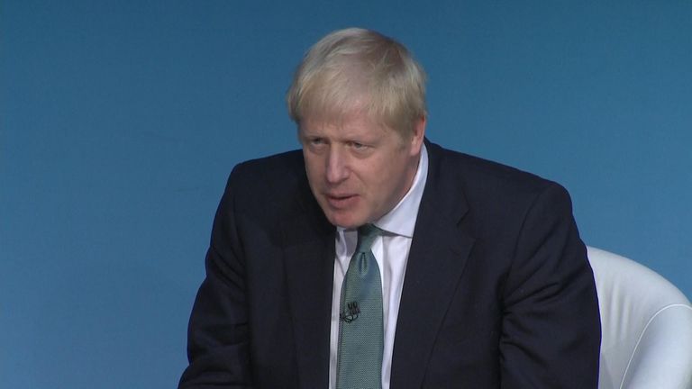 Boris Johnson was asked whether he had ever put the country before his own needs at a Conservative leadership hustings event.