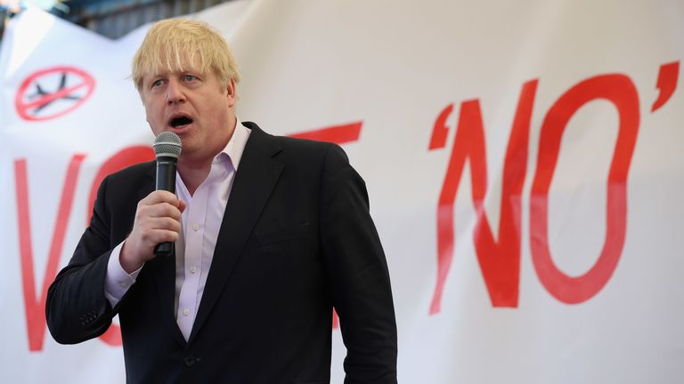 Boris Johnson opposed a third runway at Heathrow but missed a crucial vote to block it