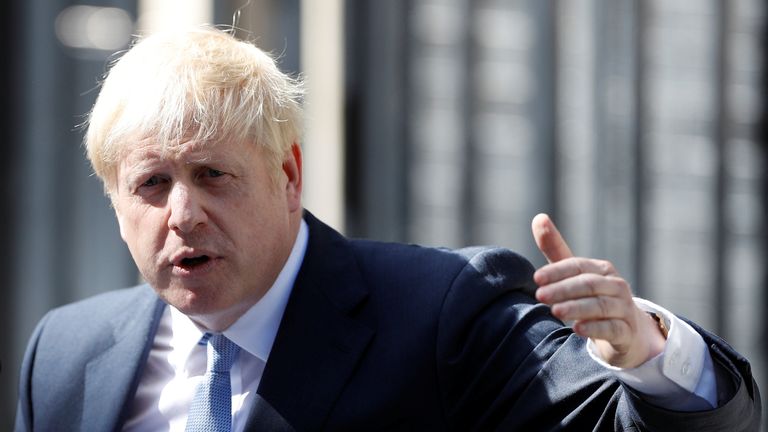 Boris Johnson gives his first speech as prime minister
