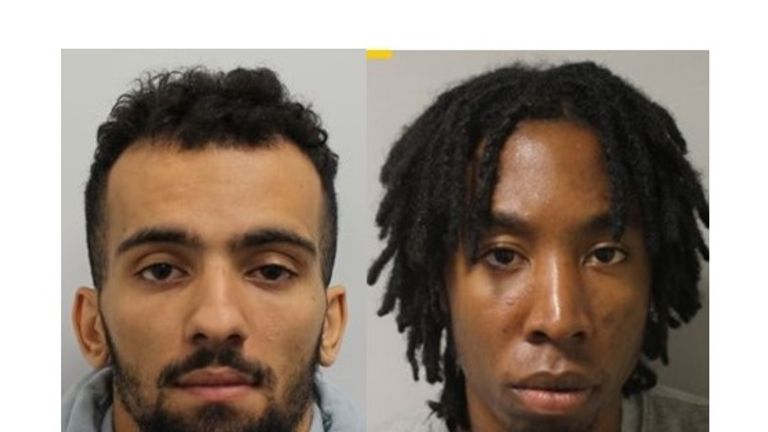Braeden Henry, left, and Sean Obazee, right, have been convicted of murder. Pic: Met Police