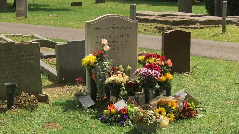 Brian Jones died on 3 July 1969