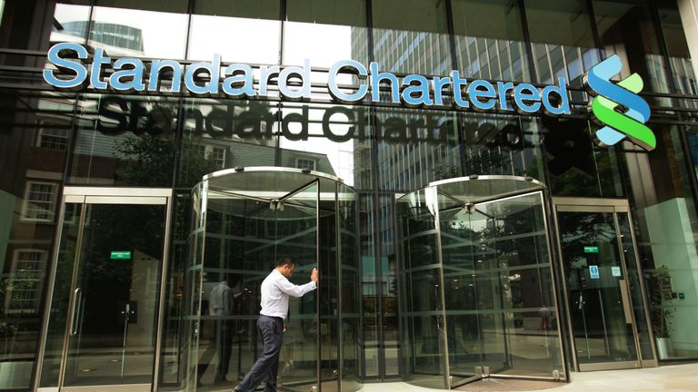 A general view of the Standard Chartered building in the City of London, . Photo credit should read: Yui Mok/PA Wire