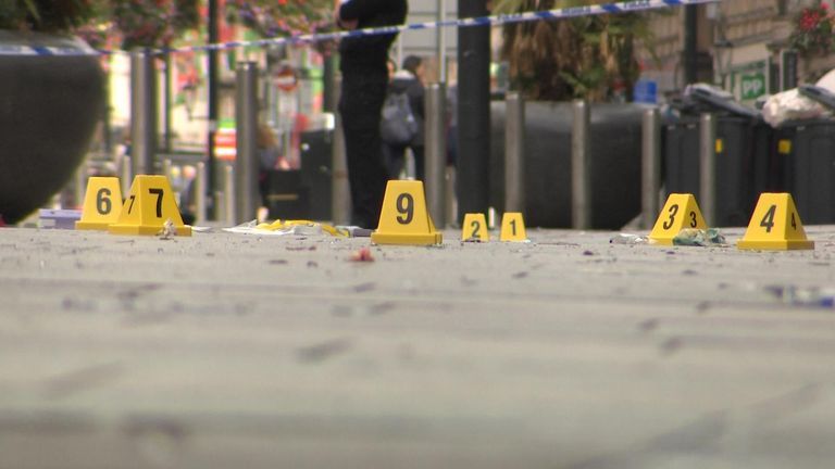 Police were called to St Mary Street in Cardiff city centre
