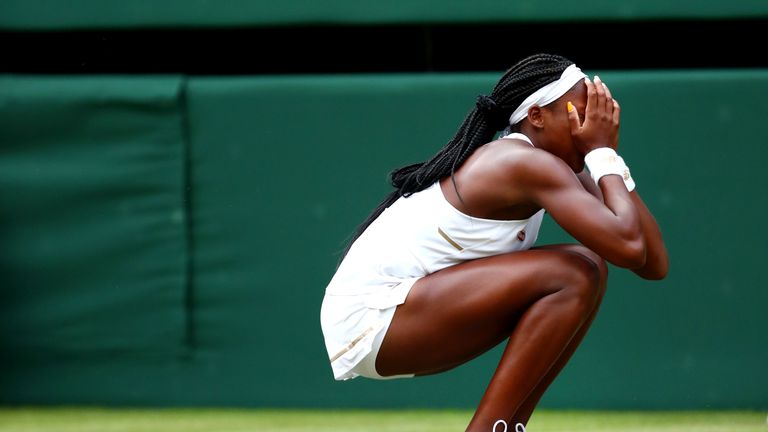 Cori Gauff said she 'didn't really know how to feel' after winning