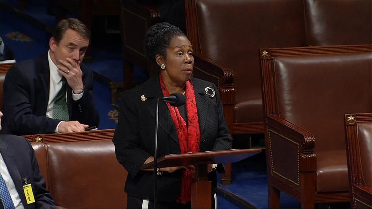 Sheila Jackson Lee called on the House to back the motion condemning President Trump as a racist