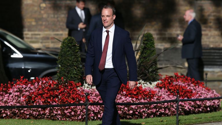 Dominic Raab has been called to Downing Street