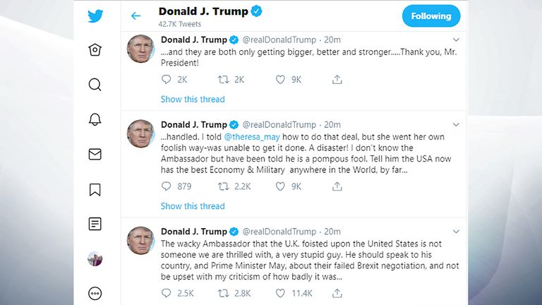 Donald Trump's tweets