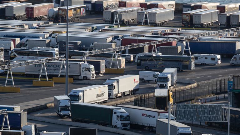 Hauliers with the correct paperwork will be given a permit to proceed towards Dover