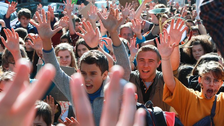 Greta Thunberg has inspired young people to act to tackle climate change