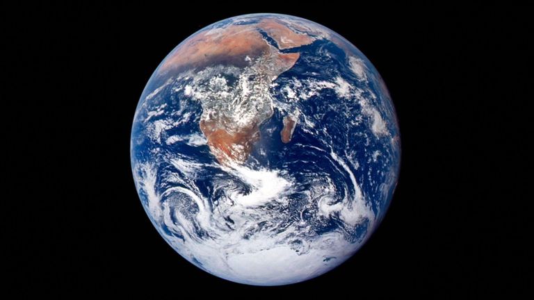 Harrison Schmitt captured this image of Earth