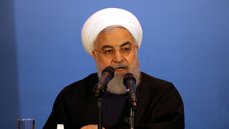 Iran's President,Hassan Rouhani, says it will take next step in increasing uranium enrichment on Sunday