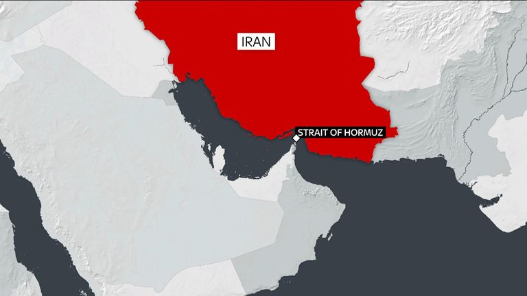 Three Iranian boats tried to stop a British oil tanker in the Strait of Hormuz