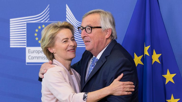 Ms von der Leyen will replace Jean-Claude Juncker if the move is approved by MEPs