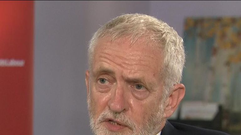 Jeremy Corbyn faces questions about alleged antisemitism in the Labour Party 