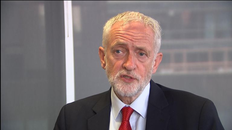 Labour Leader Jeremy Corbyn said he will table a no-confidence motion 