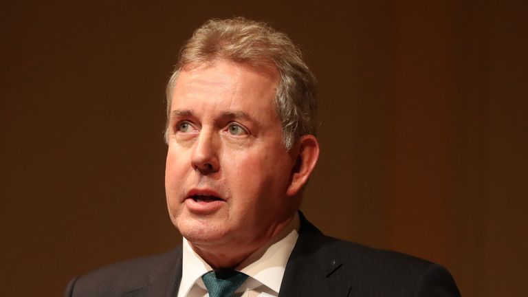 File photo dated 13/03/18 of Sir Kim Darroch