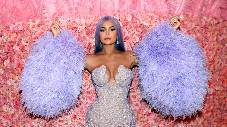 Keeping Up With The Kardashians star Kylie Jenner at the Met Gala 2019