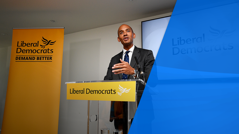 Chuka Umunna joined the party after the swift collapse of Change UK