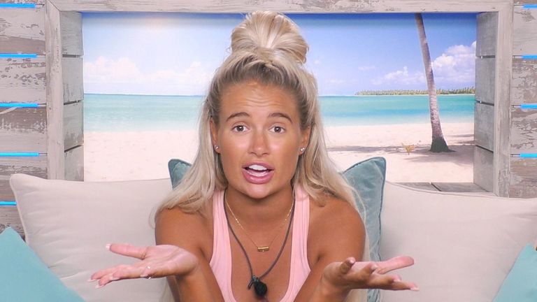 Molly-Mae Hague in Love Island