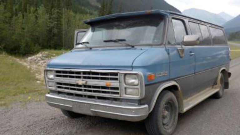 The couple were touring Canada in a van