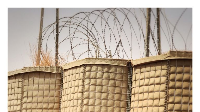 Guard at a checkpoint outside Gao in eastern Mali