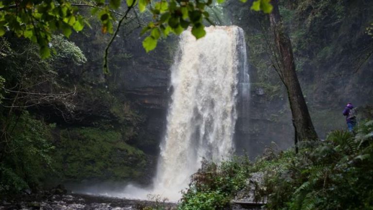 Henrhyd Falls is the highest waterfall in South Wales. Pic: nationaltrust.org.uk