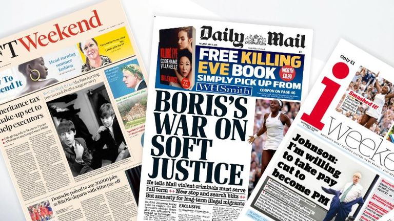 Newspaper background image