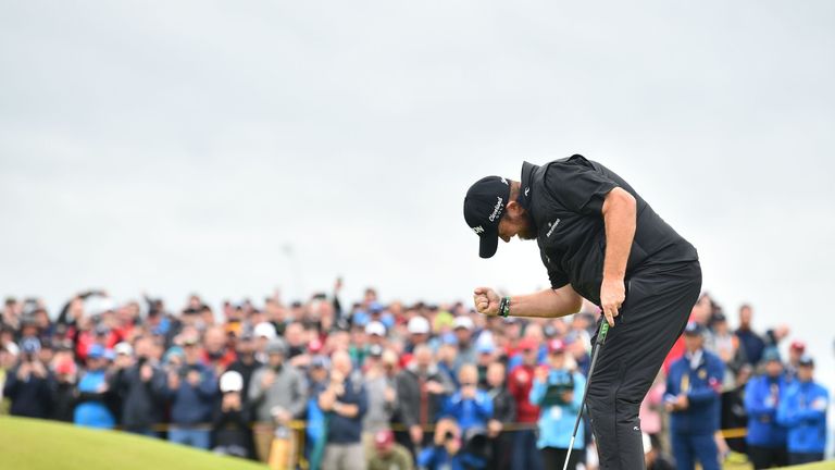 Shane Lowry beat Tommy Fleetwood by six strokes