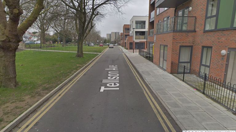 The attack happened on Tellson Avenue in Woolwich