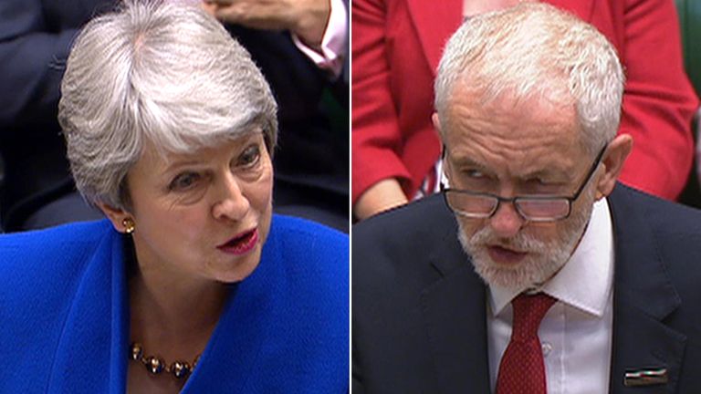 Theresa May and Jeremy Corbyn