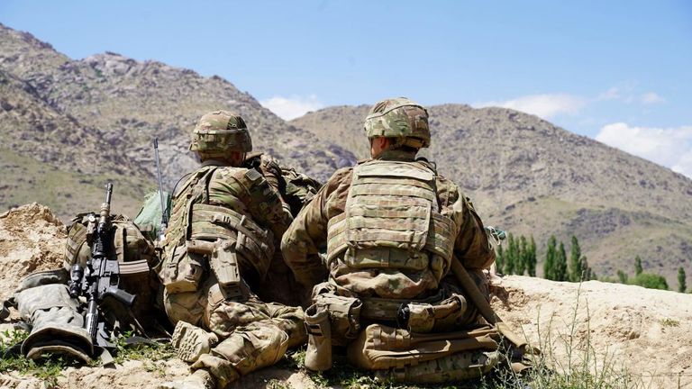 Most US combat troops still in Afghanistan would be pulled out if Mr Biden wins the election