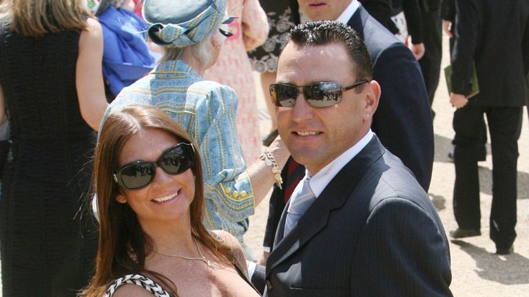 Vinnie Jones and his wife Tanya in 2009