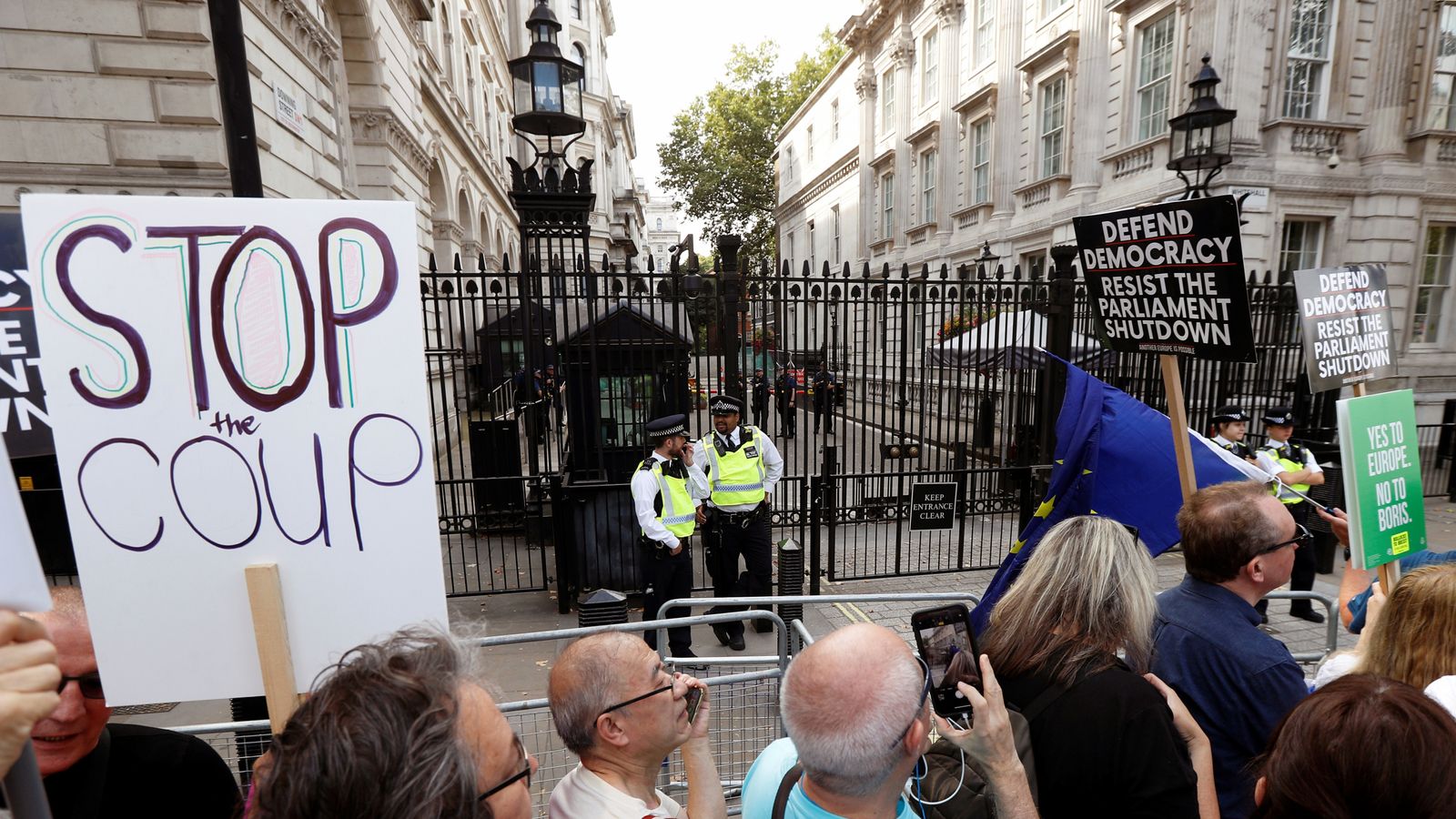 'Stop this coup' Antiprorogation protests around the UK UK News