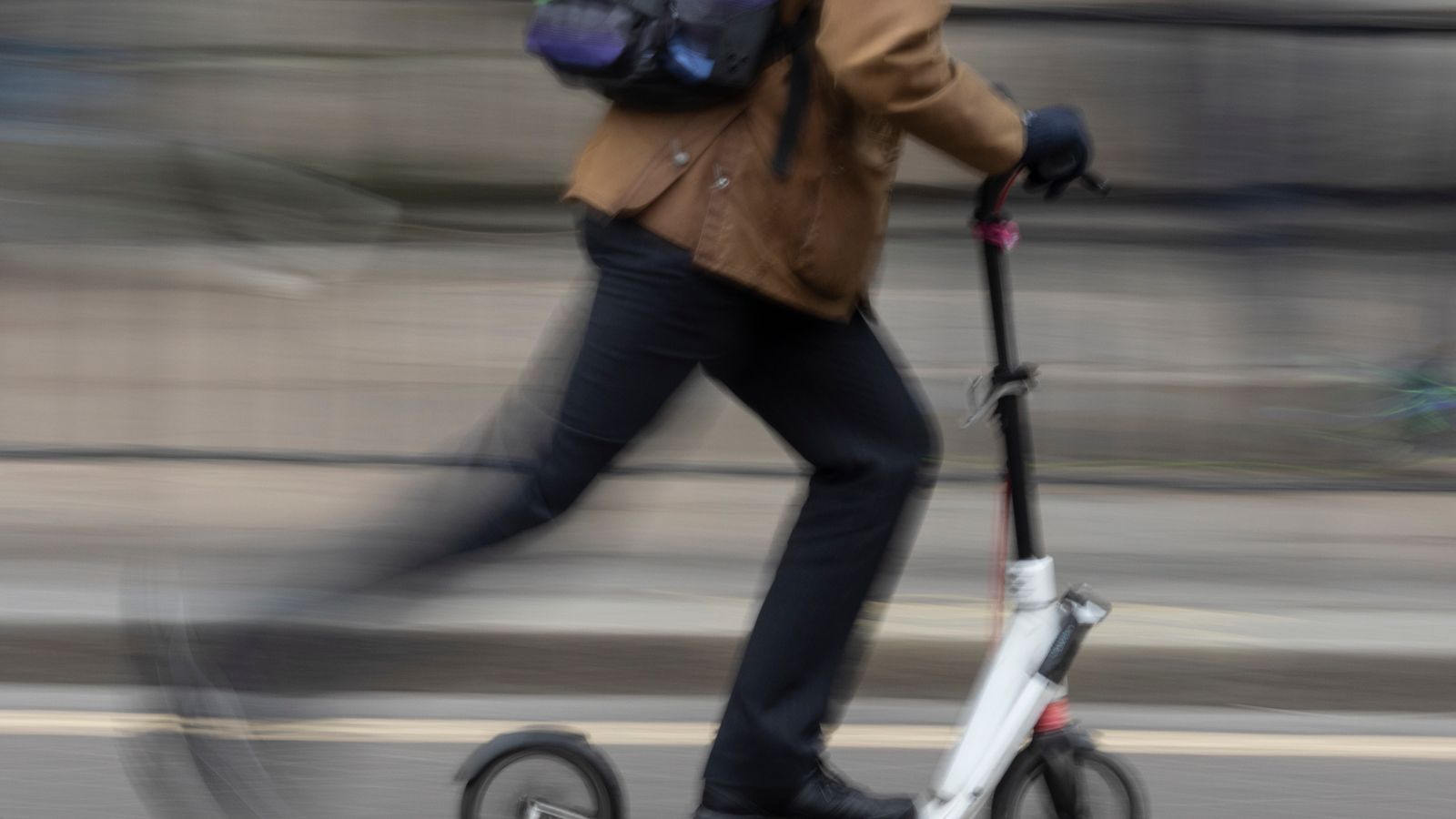 Protesters want change in law to allow electric scooters on UK roads