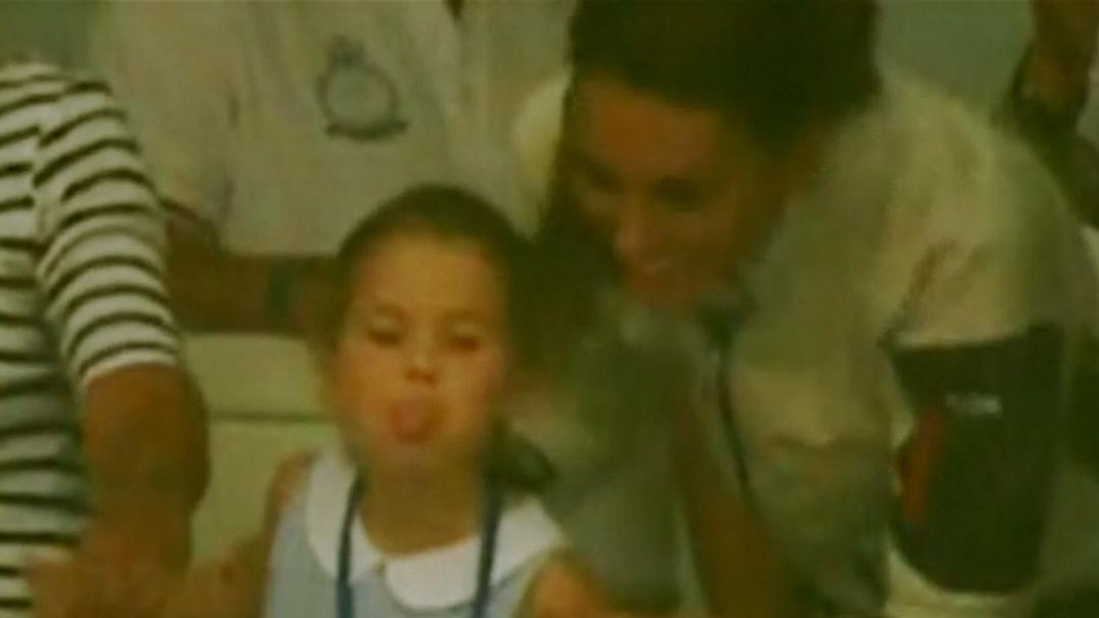 Cheeky Princess Charlotte wows crowd at regatta and pokes tongue out at