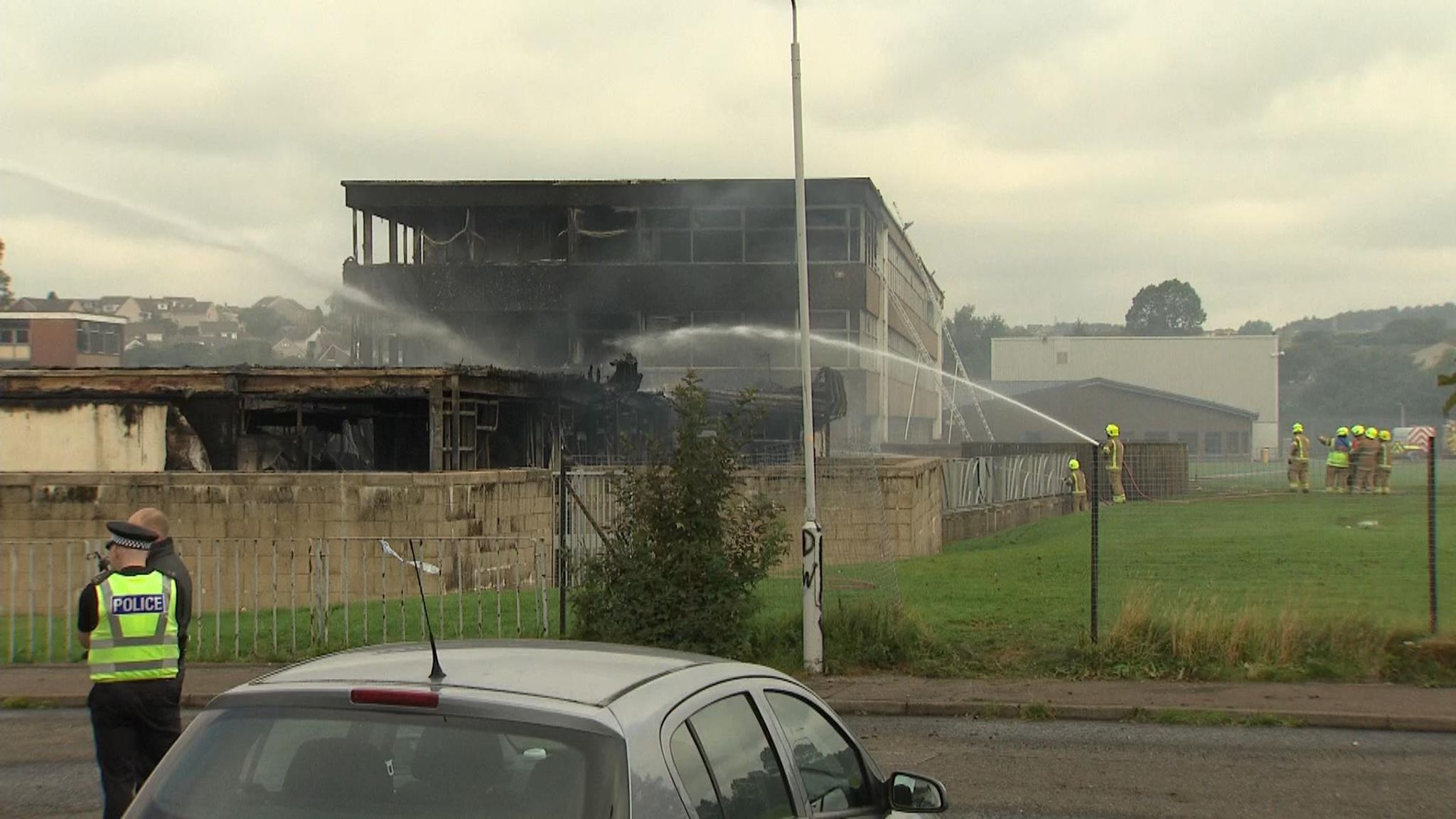 Boy, 14, charged over suspicious fire at Dunfermline school UK News