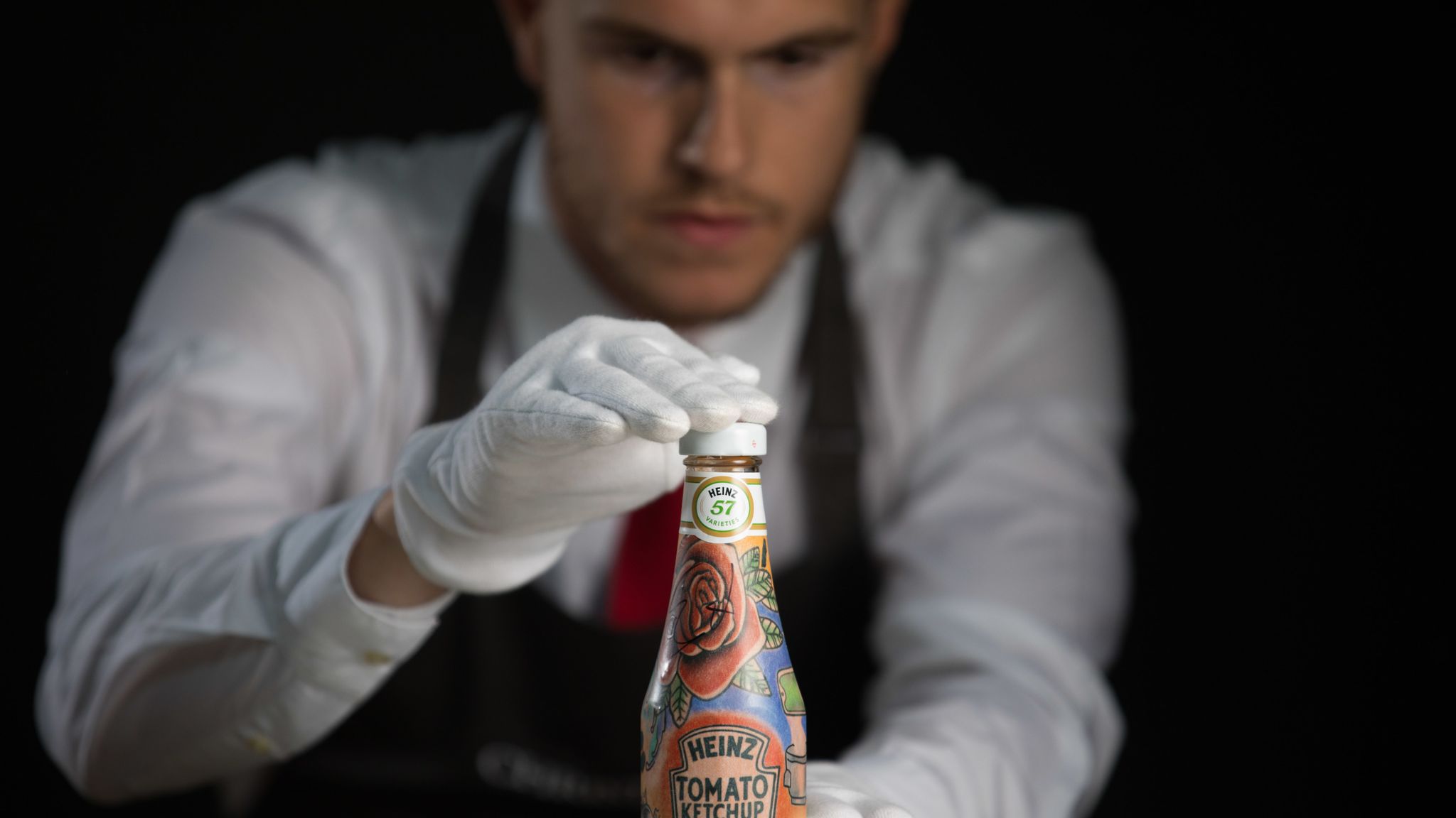 Ed Sheeran Heinz Tattoo Ketchup To Be Auctioned At Christie S