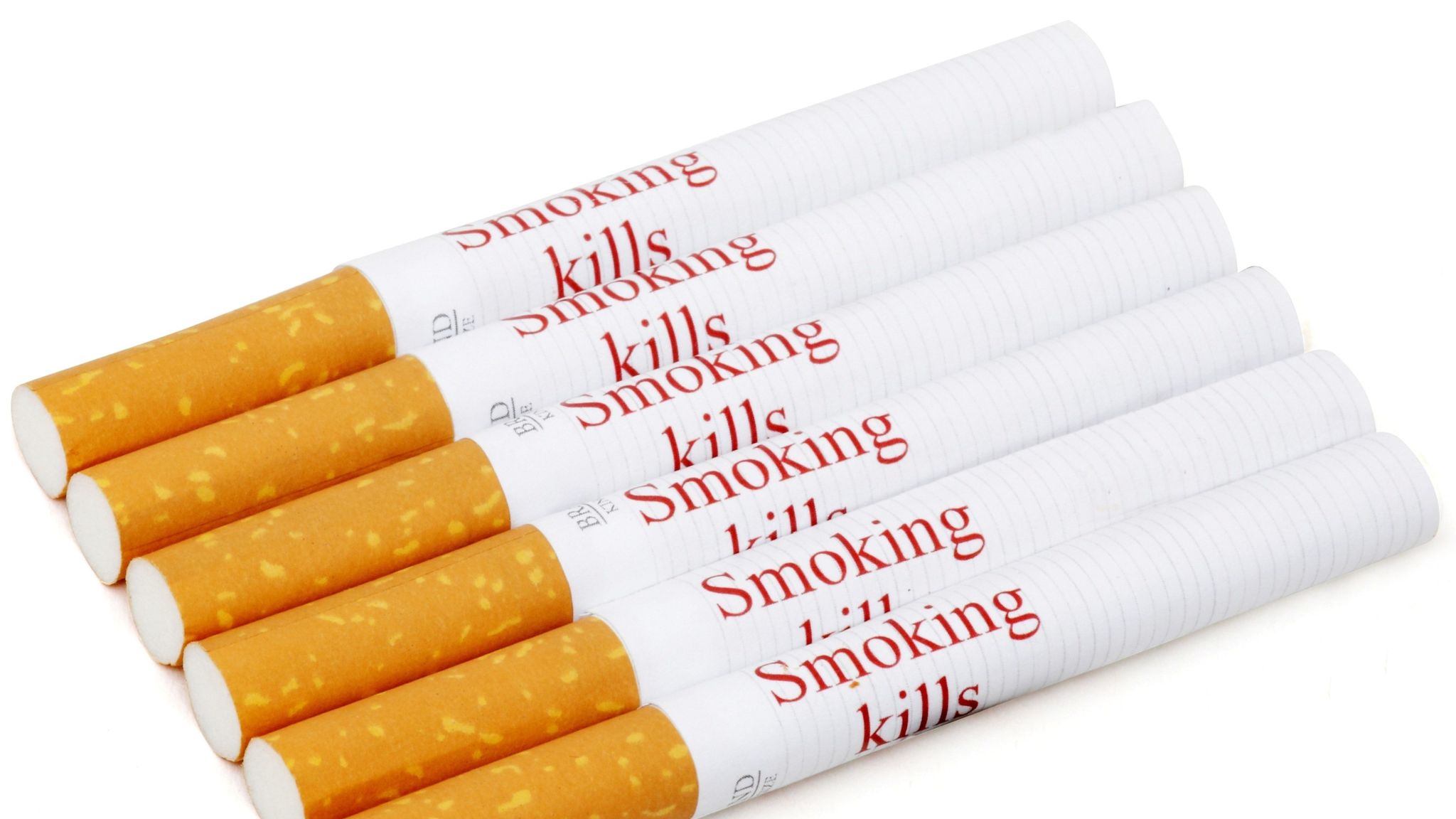 Print smoking kills on individual cigarettes to deter smokers