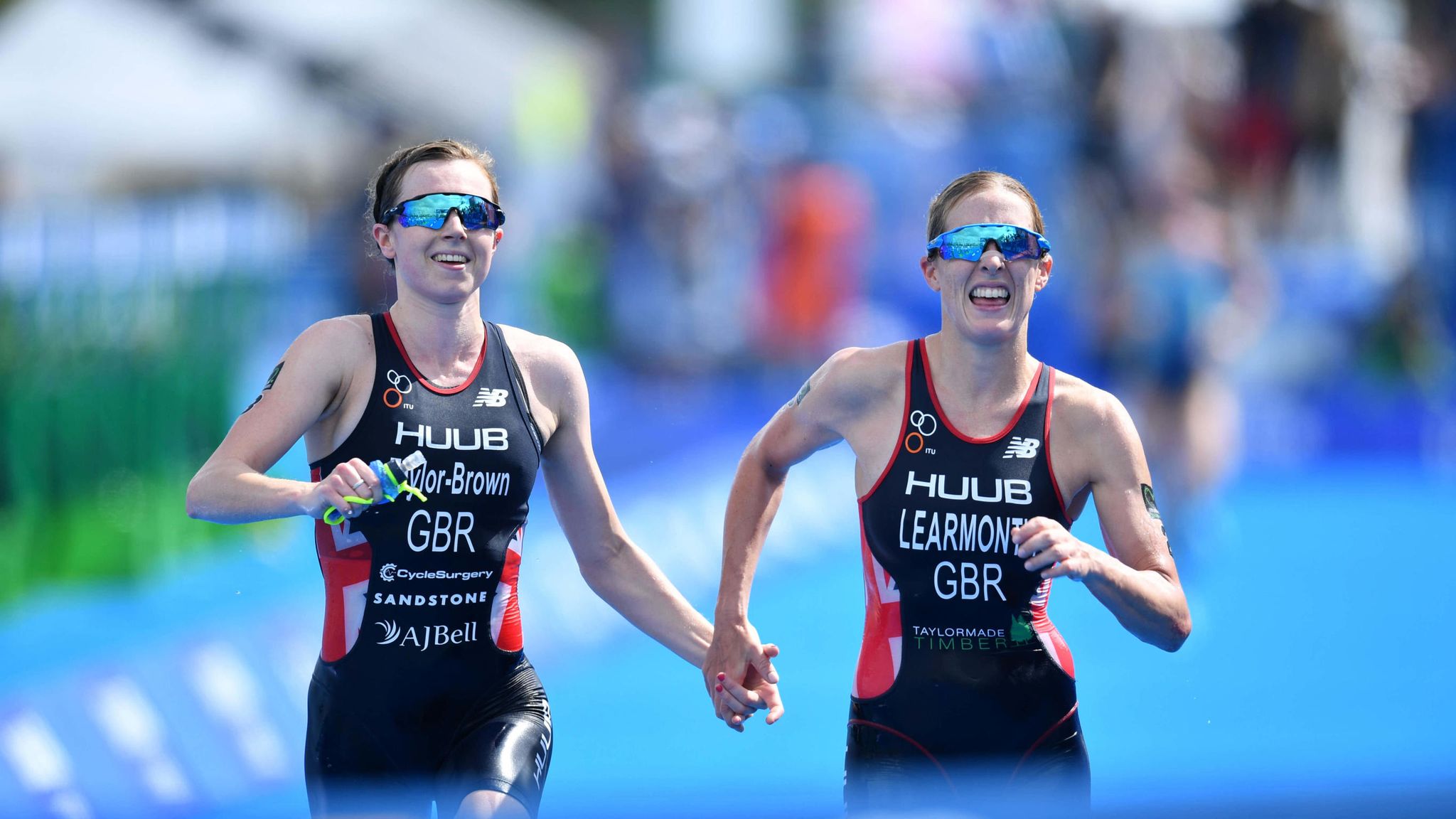 British Triathletes Disqualified for Holding Hands Across Finish Line