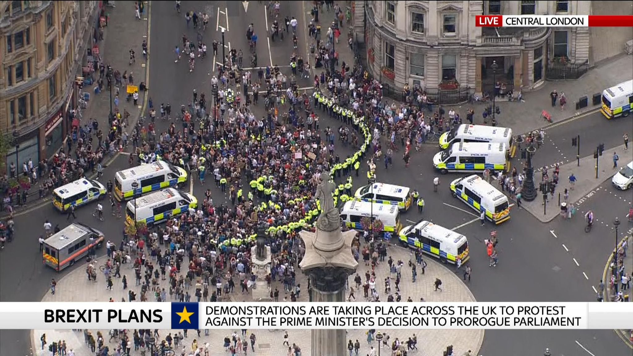 Protesters Shut Down Central London Sites As Thousands Across Uk Tell